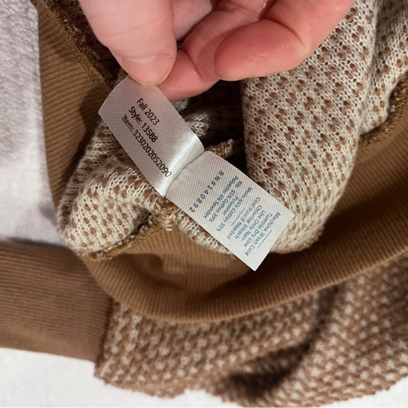 Marine Layer Brown Textured Crewneck Sweater - Picture 7 of 8